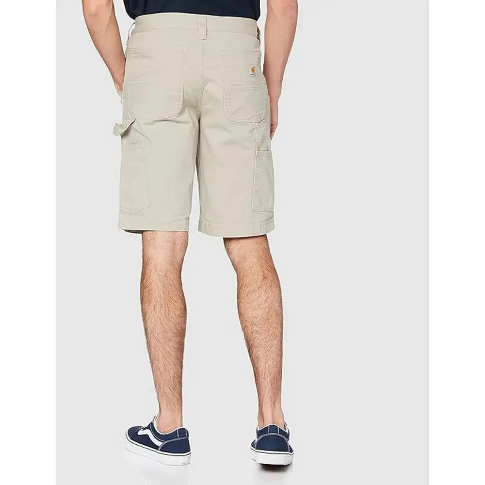 NEW Carhartt Rugged Flex Relaxed Fit size 40 Canvas Utility Work Short Tan/Khaki